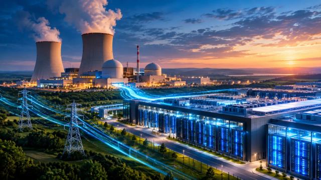 Illustrative photograph for the story: Google Signs a Huge Nuclear Power Deal